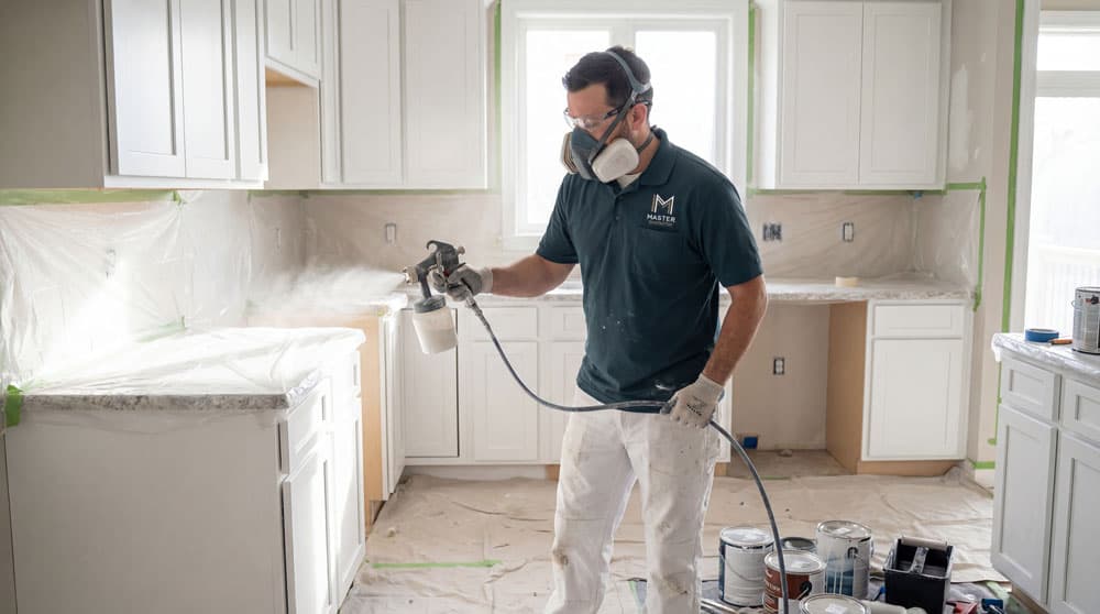 Professional cabinet painting